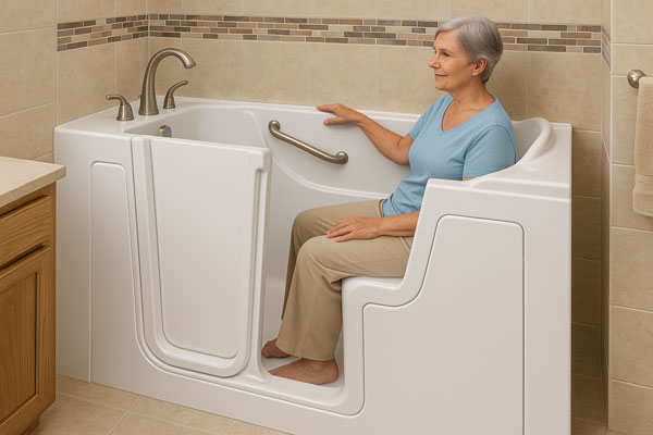 Walk-in tubs: boost safety and independence at home